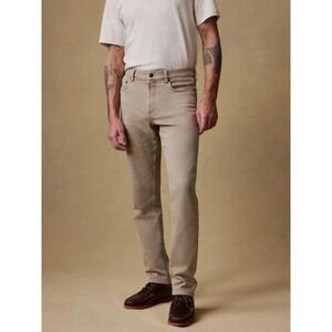 FAHERTY Men's Stretch Terry 5-Pocket Pant Khaki Size 32x30